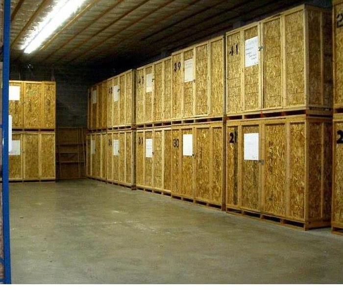 Climate controlled storage vaults in SERVPRO of Tarzana/Reseda's warehouse