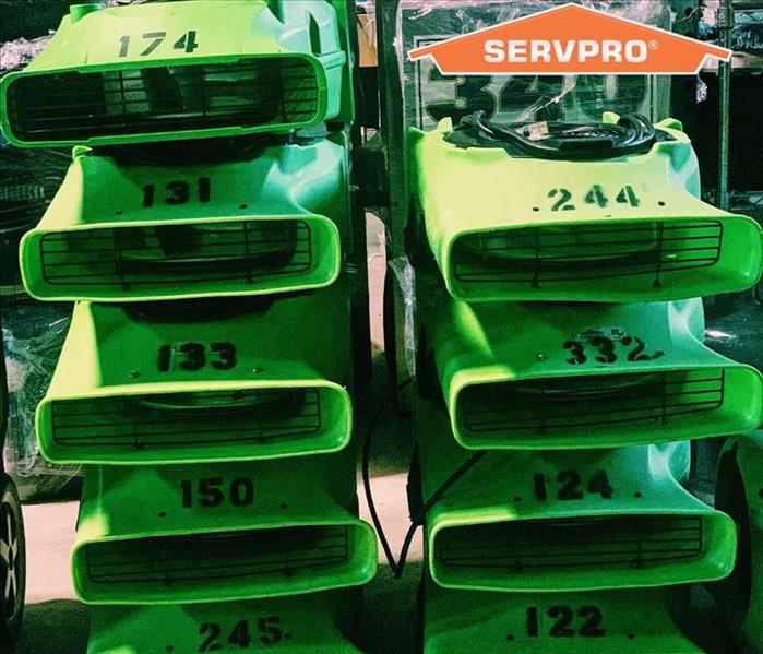 SERVPRO Air Movers 